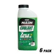 6 x Nulon Green Premium Long Life Coolant 100% Concentrate LL1 1 Litre