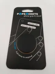 PopSockets: PopGrip with Swappable Top Phones and Tablets - Black Grip and Stand