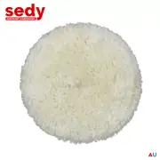 7" Wool Buffing Pads Compounding Polish Buff Pad Hook And Loop Grip Automotive