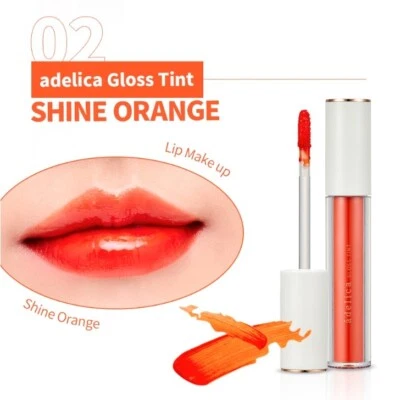 ATOMY Adelica Gloss Tint 4ml #Shine Orange High-adhesive glossy coating Lip Tint