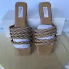 Zoe Kratzmann Cusp Sandal Brown Hazelnut Leather Square Toe EU36 AU5 NWB