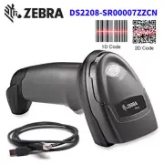 Zebra DS2208-SR00007ZZCN Wired 1D/2D Handheld Barcode Scanner Imager USB Cable