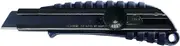NT Cutter Premium Evolution PMG Series Aluminum Die-Cast Cushioned Grip Screw-Lock Utility Knife, with Ultra-Sharp Black Blade (PMGL-EVO2)