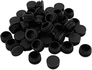 XYWHPGV Plastic Round Blanking End Caps Inserts Bung Tube Insert 30mm 50 Pcs(9f0b9 e6dec c852f 4592c bf88b b55a8