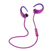 Moki Octane Pink Bluetooth Ear-Hooks Earphones