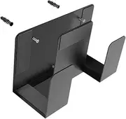 Generic Wall Mount Laptop Bracket Computer Bracket Iron Multifunctional Universal Stable Shelf Router Rack for Study Room Office