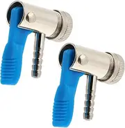 TIDTALEO 2pcs Tire Air Chuck Inflator Clip Durable Connector for Cars Motorcycles and Bicycles Compatible with Standard and Cores for Easy Inflation