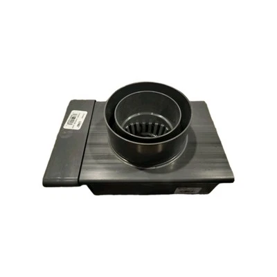 NDS 7 in. Spee-D Channel Drain with Grate and 3" & 4" Bottom Outlet w/ Coupler
