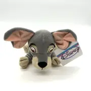 Disney Store Mini Bean Bag Plush Tramp 6.5" Plush