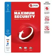 TREND MICRO Micro Maximum Security (3 Device) Retail Mini Box Auto Renew