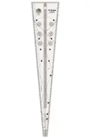Creative Grids 10 Degree Wedge Ruler CGRCP1