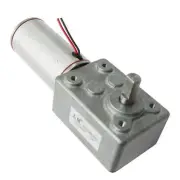 GW38ZY Turbo Worm Gear Motor DC 12V 24V 6-120RPM Dual/Single Shaft Brushed Motor