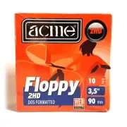 ACME - DOS Formatted 2HD 3.5 Floppy Disks New In Box