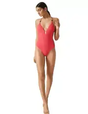 NWT REISS Larkin Textured crossback Swimsuit