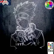 NARUTO SHIPPUDEN Kakashi Hatake3D LED Battery USB Night Light Colour Change Lamp