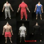 1:12 Men's Pants T-shirt Clothes Fit 6" Male PH TBLeague HT SHF Figure Body Toys