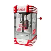Nostalgia Popcorn Machine 2.5oz. Built-In Kernel Stirring Stainless Steel 300W
