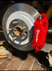 FORD TICKFORD AU T3 TE50 TS50 P250 XR8 BREMBO 4 Pot BRAKE CALLIPERS WITH DISCS