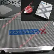 Koyo Aluminum Racing Radiator + Cap for 1998-2000.8 Nissan R34 Skyline GT-R M/T