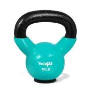 Yes4All Kettlebells Weights Cast Iron Rubber Base For Home Gym and Strength Trai