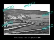 OLD LARGE HISTORIC PHOTO CUSHENDUN ANTRIM IRELAND VIEW OF THE TOWN c1900