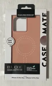 Case-Mate BLOX MagSafe Case For Apple iPhone 13 Pro Max/ 12 Pro Max, Light Pink
