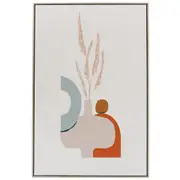 LVD Framed Canvas Modern 2 Home/Living Room Wall Decor 40x60cm Rectangle