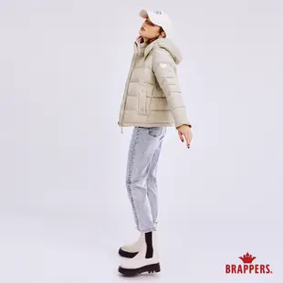 BRAPPERS 女款 休閒連帽羽絨外套-淺綠