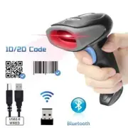 Bluetooth 2D Barcode Reader And QR 2.4G Wireless Wired Handheld Barcode Scanner