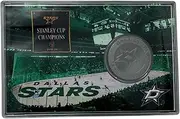 Highland Mint NHL Dallas Stars 4" x 6" Stadium Challenge Coin With Protector, One Size, Team Colors