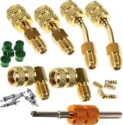 BELLIFFY Essential Mini Split Tools Connector Set Valve Core Wrench for Refrigeration System Maintenance