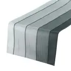 Table Runner 108" x 13", Retro Table Runner, Dark Grey