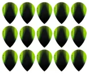 5 New Sets Harrows Sonic X Pear Dart Flights – Ships w/ Tracking - Green