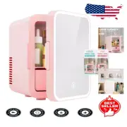 Versatile 5L Mini Fridge – Pink Portable Cooler & Warmer for Skincare Essentials