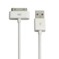 在飛比找蝦皮購物優惠-Apple 充電器電纜 30pin 轉 USB 1m 適用於