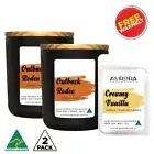 Aurora Outback Rodeo Scented Soy Candle Australian Made 300g 2 Pack + wax melt