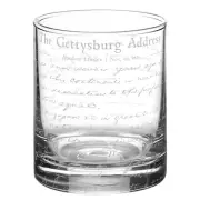 GETTYSBURG ADDRESS Whiskey Glass