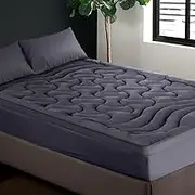 Bedding Mattress Topper Pillowtop 3-Zone Double Soft Comfortable Sleep Support