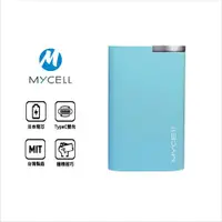 在飛比找ETMall東森購物網優惠-[MYCELL]台灣製Mini6000 USBC行動電源 藍