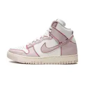 Nike Dunk High 1985 Barely Rose Denim Light Pink White Red