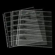 plastic Archival Storage Sheets for 35mm Film Negatives 7 Strips 30 Pack| archive safe filing sheets for ring binder| Negative filing sheets| archivial sleeves| film negative holder