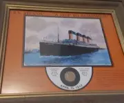 1912 Coin Liberty "V" Nickel - S.S. Titanic "A Ship to Remember" Wooden Frame