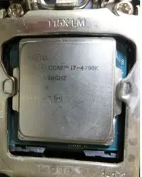 在飛比找Yahoo!奇摩拍賣優惠-intel i7 4790k cpu含原廠銅風扇1150脚位