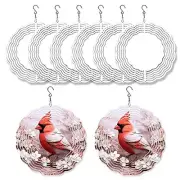 3 Pack 8 inch, Sublimation Wind Spinner Blanks, 3D Aluminium Wind Spinners,