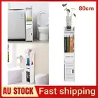 Bathroom Toilet Cabinet Storage Cupboard Holder Shelf Stand Rack Organizer 80CM*