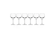 6pc Harmony Collection 570ml Red Wine Glass Barware/Bar Drinking Glasses Krosno