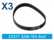 X3 Mini Lathe DIY Machine Motor Drive Belt S2M-184 for 60W motor Zhouyu Z031T