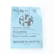 Genuine Bergeon No 10 Bronze Clock Bushes 4019-P-10 (Pack of 10) (G3D14)