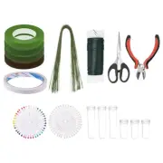 Floral Tape Wire Cutter Scissors Double Sided Tape Floral Wire Corsage Pin