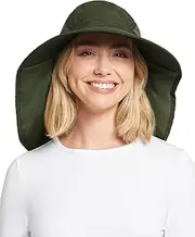 [Solbari] Unisex Outback Travel Hat UPF50+ Packable UV Sun Protection Hat with Full Coverage